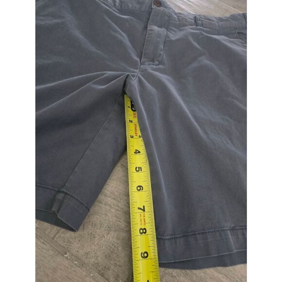 Men's Faherty Chino Shorts Size 36 Blue Gray - Picture 2 of 10